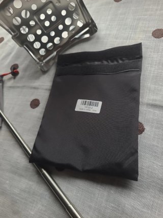 Estufa leña plegable + cerbatana + funda