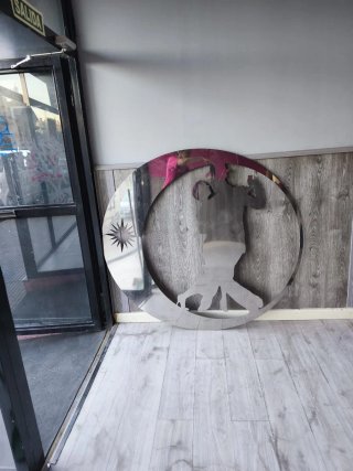 Rótulos de chapa para bar, discoteca, etc