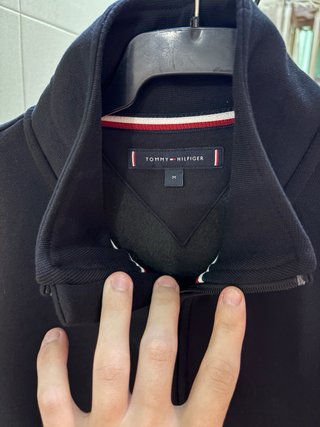 Sudadera Tommy Hilfiger Negra Original