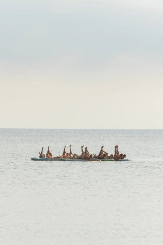 Clases de sup pilates, alquiler de tabla paddel su
