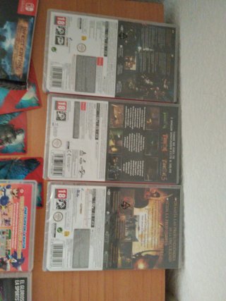 Lote 5 Juegos Nintendo Switch + Extras