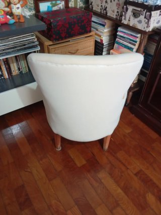 Butaca sin tapizar beige