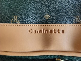 Bolso de mano Caminatta Piel Marrón y Verde