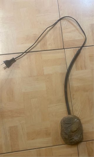 Piedra calor terrario con cable y enchufe