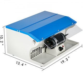 Máquina de Pulido de Joyas Máquina de Pulido de Banco Herramienta de Pulido de Joyas Colector de Polvo Mesa de Pulido de Joyas Máquina Pulidora con Luz Máquina de Pulido y Abrillantado