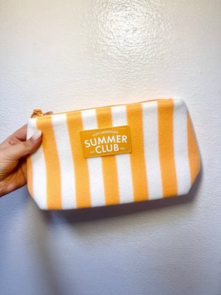 Pochette mare Vichy a righe