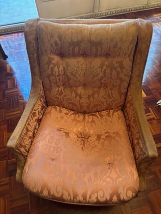 Juego de sillones vintage de madera