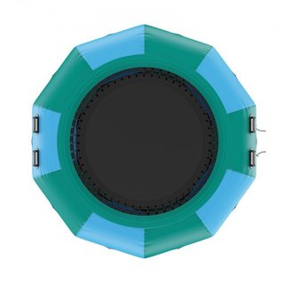 Bouncer de Agua Inflable, Trampolín Recreativo de Agua de 10 pies, Plataforma de Salto Portátil con Escalera de 3 Pasos y Bomba de Aire Eléctrica, Rebotador Flotante para Niños y Adultos para Pisc...