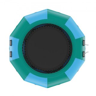 Bouncer de Agua Inflable, Trampolín Recreativo de Agua de 10 pies, Plataforma de Salto Portátil con Escalera de 3 Pasos y Bomba de Aire Eléctrica, Rebotador Flotante para Niños y Adultos para Pisc...