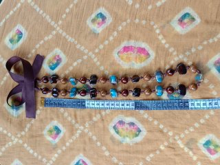 Natural stone necklace