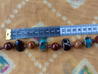 Natural stone necklace