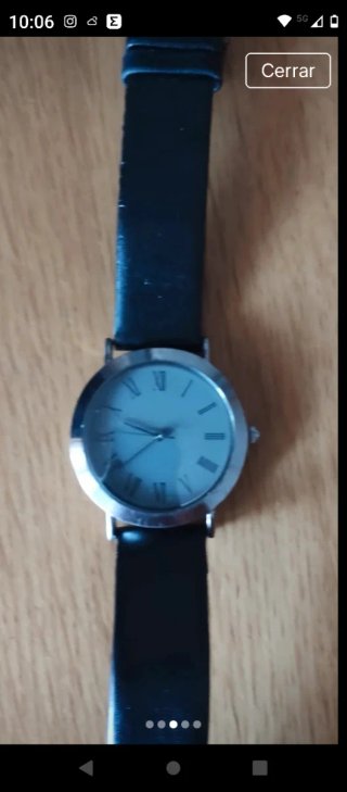 Reloj señora/caballero marrón y plateado