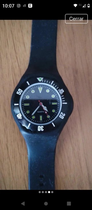 Reloj señora/caballero marrón y plateado