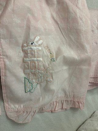 Mantas rosa bebé para cuna/cochecito