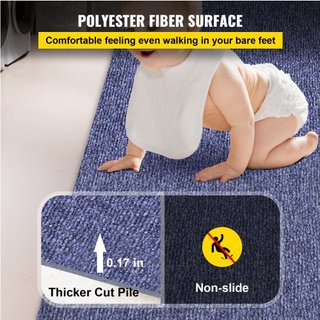 Alfombra de Interior y Exterior 5.9x36ft Alfombra Exterior con Respaldo Impermeable Alfombra Exterior para Patio Porche Deck Garaje Alfombra de Área Exterior Runner Alfombra de Porche Antideslizan...
