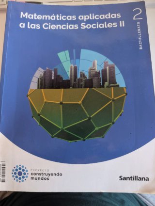 Matemáticas aplicadas a las Ciencias Sociales I...