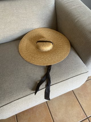 Sombrero de paja para niña