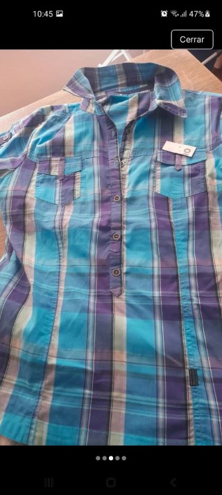 Blusas Quechua a cuadros T S