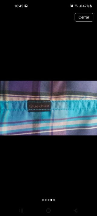 Blusas Quechua a cuadros T S