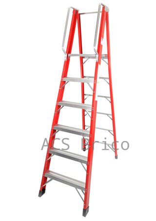 Escalera Fibra Tijera 2x6 - 1,71 Metros - 10402 - Mader