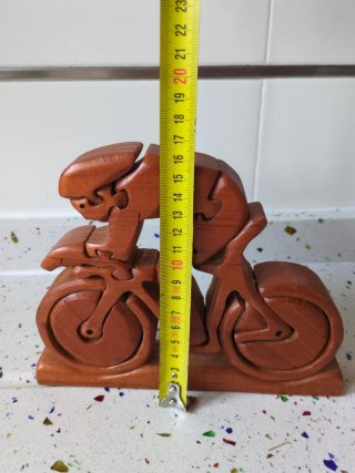 Puzzle ciclista madera