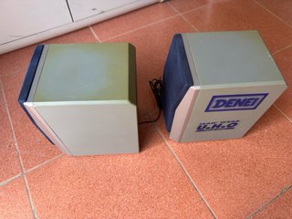 Altavoces Aiwa Azul Marino y Plateado