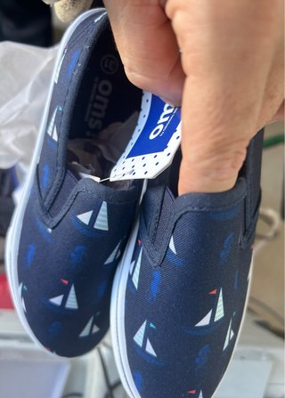 Mocassini OMS bimbo blu navy tg 31