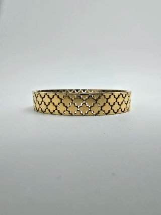 Bracciale rigido quadrifoglio
