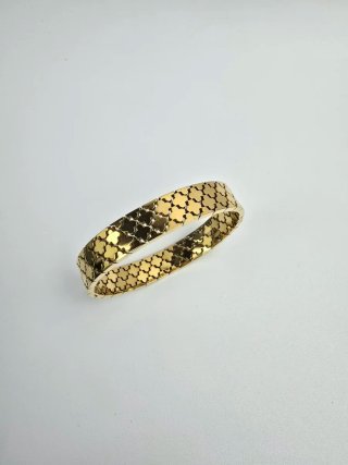 Bracciale rigido quadrifoglio