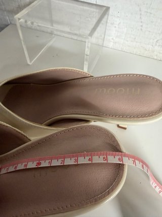 Sandalia Zueco Moda Cruda Talla 38