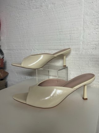 Sandalia Zueco Moda Cruda Talla 38