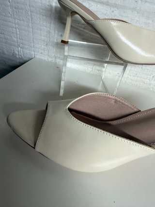 Sandalia Zueco Moda Cruda Talla 38