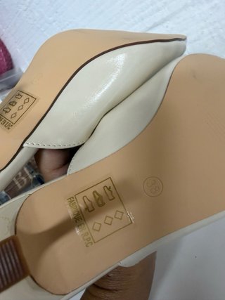 Sandalia Zueco Moda Cruda Talla 38