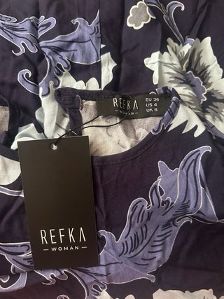Vestido estampado floral Refka