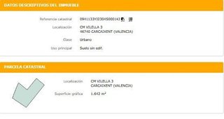 Solar en venta en Carcaixent
