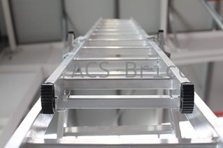 Escalera Aluminio 3x9 - 2,5+2,5+2,5 M - 66x25mm