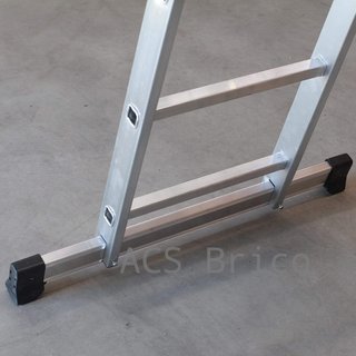 Escalera Aluminio 3x9 - 2,5+2,5+2,5 M - 66x25mm