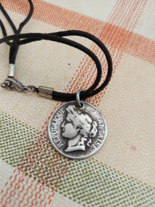 Colgante Moneda República Francesa