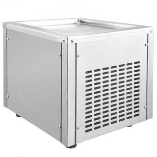 Máquina de Rollos de Helado Frito, Sartén de Helado Frito de 11" x 9.5", Fabricante de Helado en Rollos de Acero Inoxidable con Compresor y 2 Raspadores, para Hacer Helado, Yogur Helado, Rollos de...