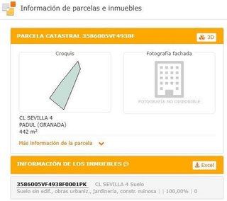 Solar en venta en Padul