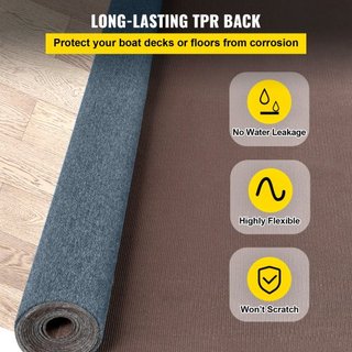 Alfombra de Interior y Exterior 5.9x36ft Alfombra Exterior con Respaldo Impermeable Alfombra Exterior para Patio Porche Deck Garaje Alfombra de Área Exterior Runner Alfombra Antideslizante Sin Moh...