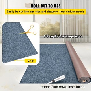 Alfombra de Interior y Exterior 5.9x36ft Alfombra Exterior con Respaldo Impermeable Alfombra Exterior para Patio Porche Deck Garaje Alfombra de Área Exterior Runner Alfombra Antideslizante Sin Moh...