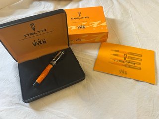 Delta Dolce Vita Mini Estilográfica Naranja