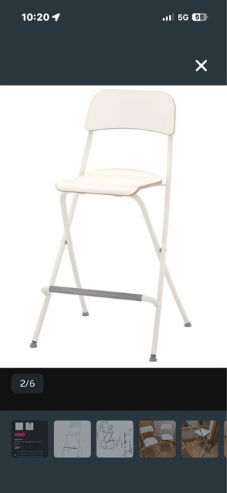 Desayunador con 2 sillas taburetes ikea
