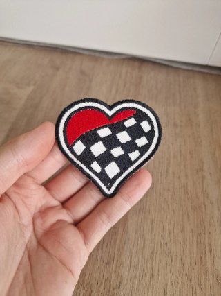 Parche Corazón Racing
