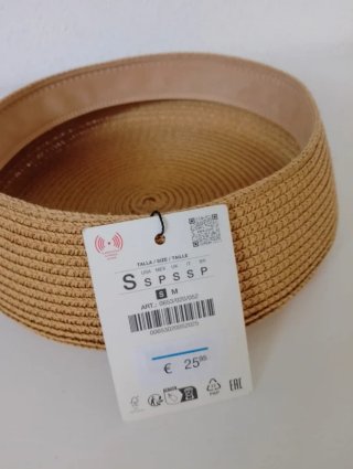 Sombrero Zara Talla S Paja