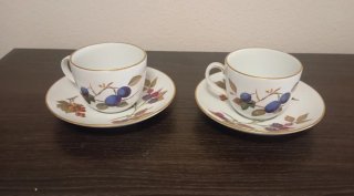 SERVICIO DE TAZAS CAFE/TÉ Y PLATILLOS ROYAL WORCES