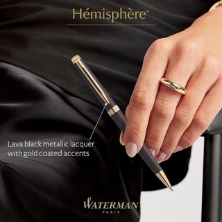 Bolígrafo negro Waterman Hémisphère 2217942 NUEVO
