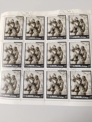 Sellos Ajman 1968 Derechos Humanos