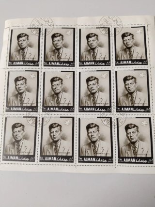 Sellos Ajman 1968 Derechos Humanos
